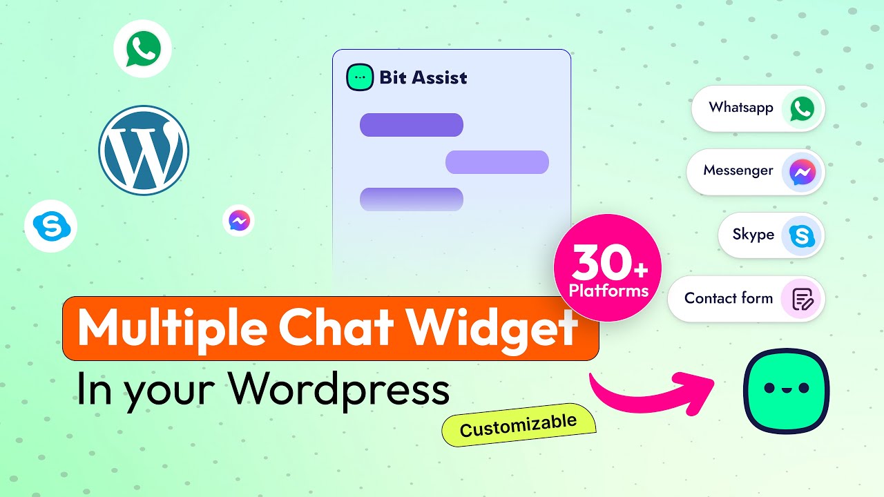 How To Add Multiple Social Media Chat In Your WordPress Website Using Bit Assist
