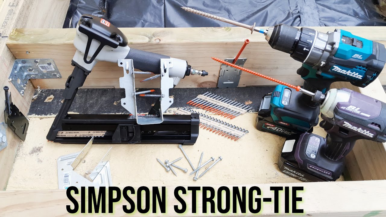 Simpson Strong-Tie Connector Nailer, Double Shear Joist Hangers, Hurricane Ties & More...