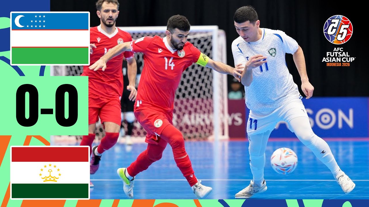 Uzbekistan - Tajikistan | Highlights | AFC Futsal Asian Cup™