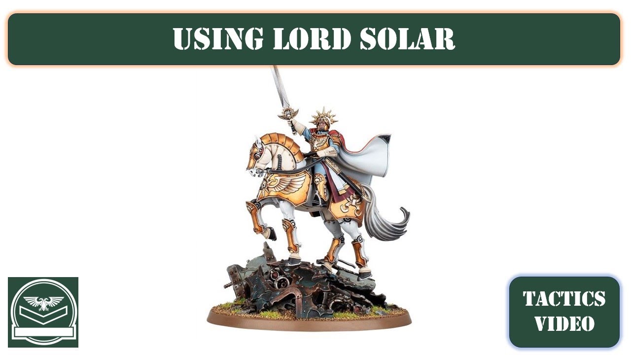 How to use Lord Solar Leontus on the tabletop | Astra Militarum tactics | Warhammer 40000