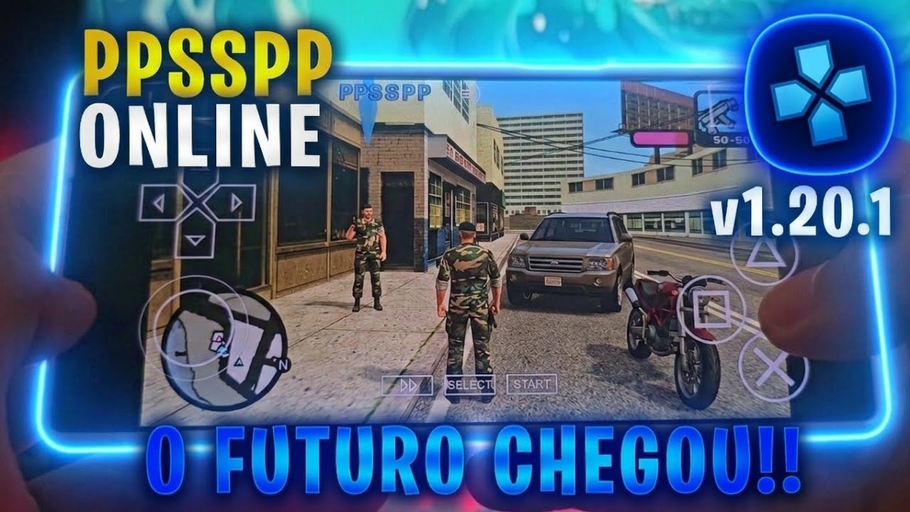 JOGAR PSP ONLINE NO CELULAR E REAL!! | PPSSPP v1.20.1