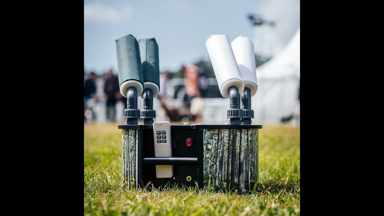 Remote Retrieval Systems® by Dog & Field – Air Launcher - 4 Shot Gundog Training Dummy Launcher