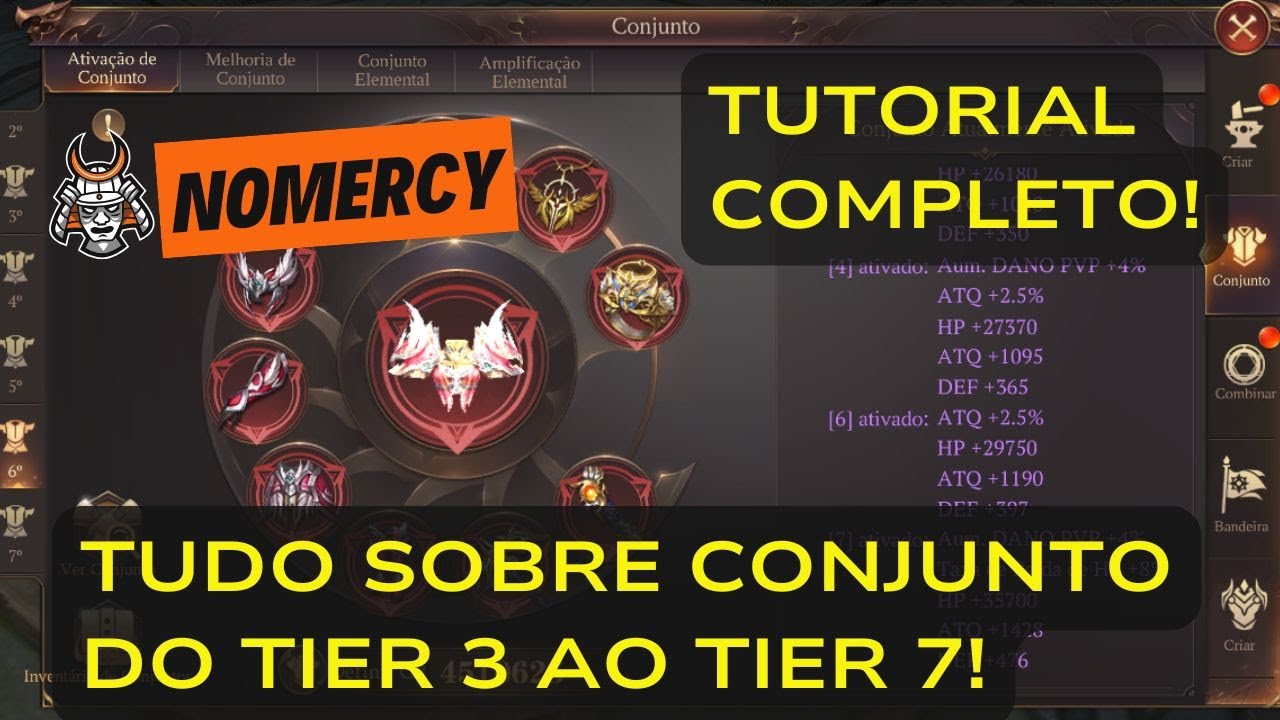 MU DARK EPOCH: CONJUNTO (SET) DO TIER 3 AO TIER 7.