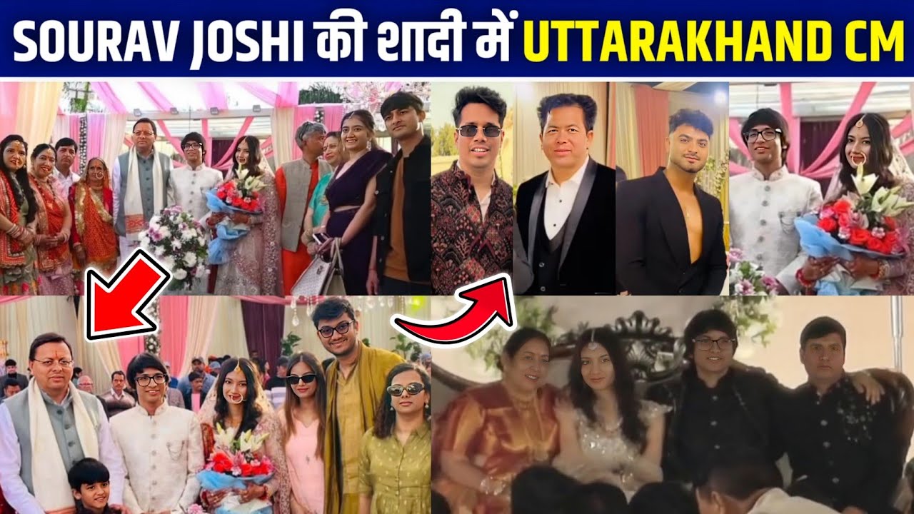 Sourav Joshi Grand Reception! Uttarakhand CM & Top YouTubers Slayy Point, Gamerfleet Attend!