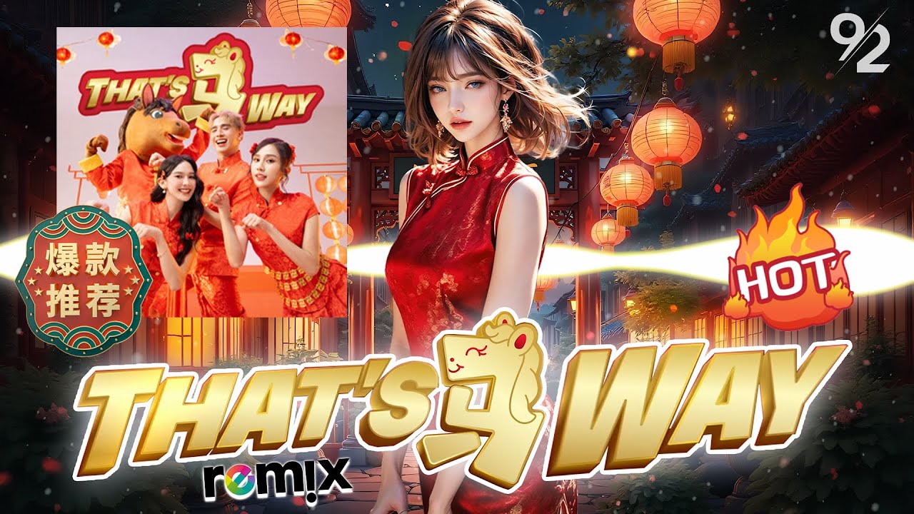 《 That's马Way 》Jestinna Kuan, Mskuan & Perry Kuan⚡MKJERRY REMIX 2026⚡超洗脑｜超级混音DJ｜♪ 动态歌词 4K