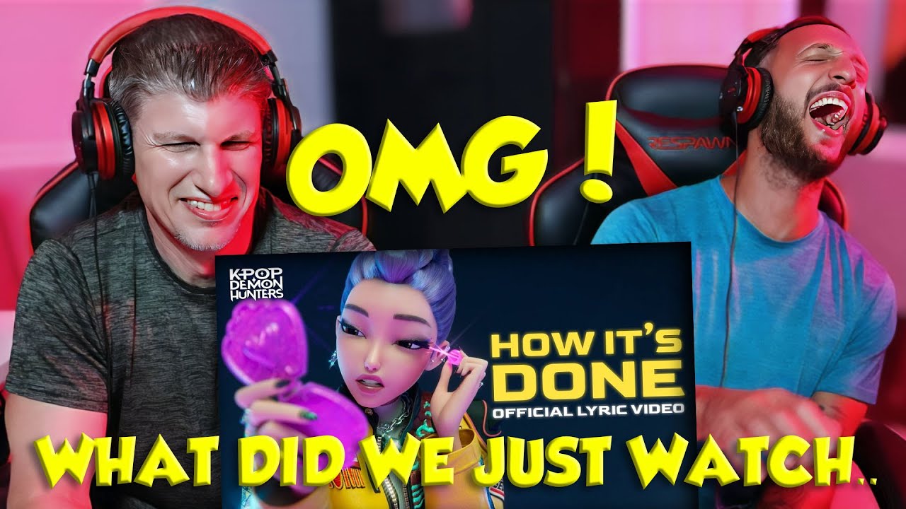 Реакция на официальный лирический клип «How It’s Done» | KPop Demon Hunters | Sony Animation