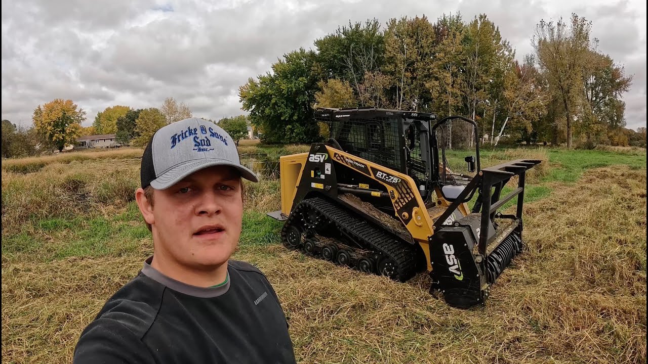 ASV RT-75 Forestry Mulching | Building a Food Plot for Whitetail Deer (Day 1)