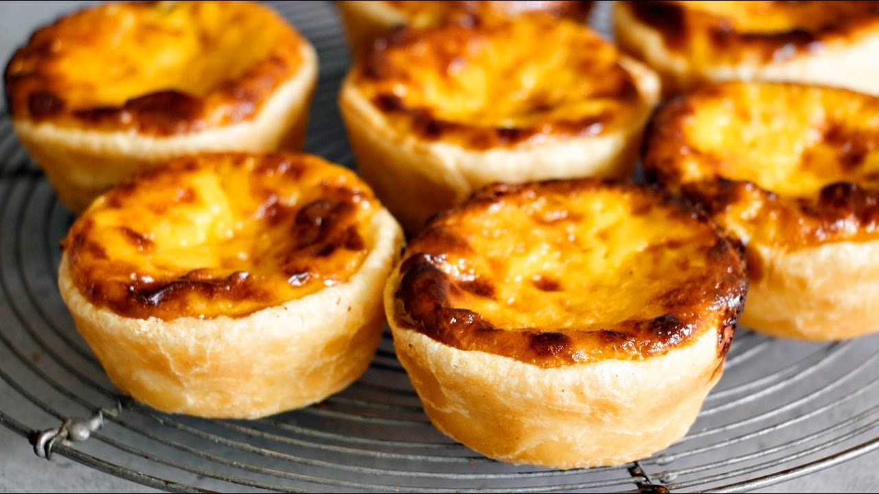 Pasteis de nata ｜португальские пирожные с заварным кремом｜Brechel