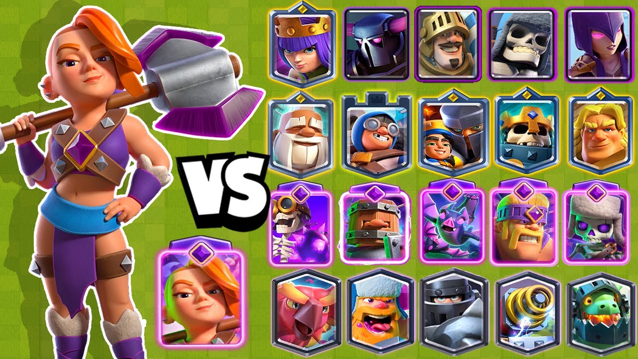 VALQUIRIA EVOLUCIONADA vs TODAS LAS CARTAS | NUEVA CARTA | Clash Royale