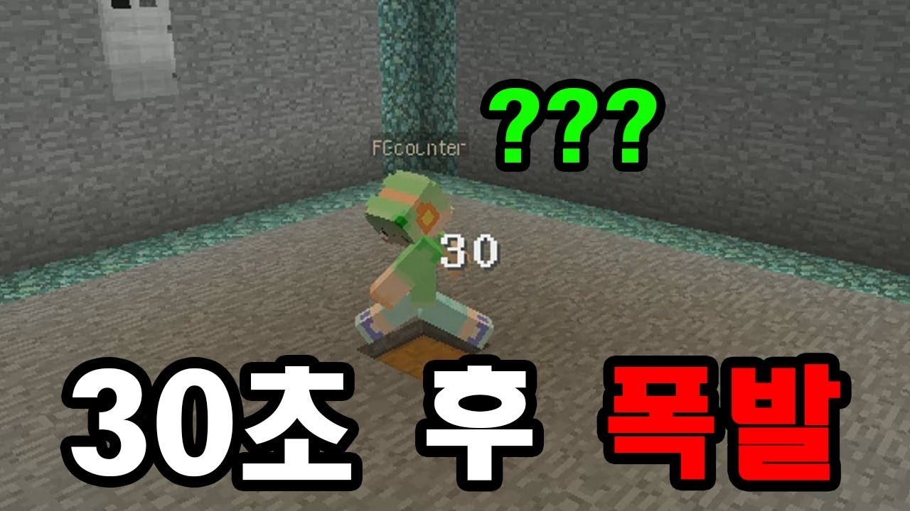 30초 후 폭발하는 방 (마인크래프트)