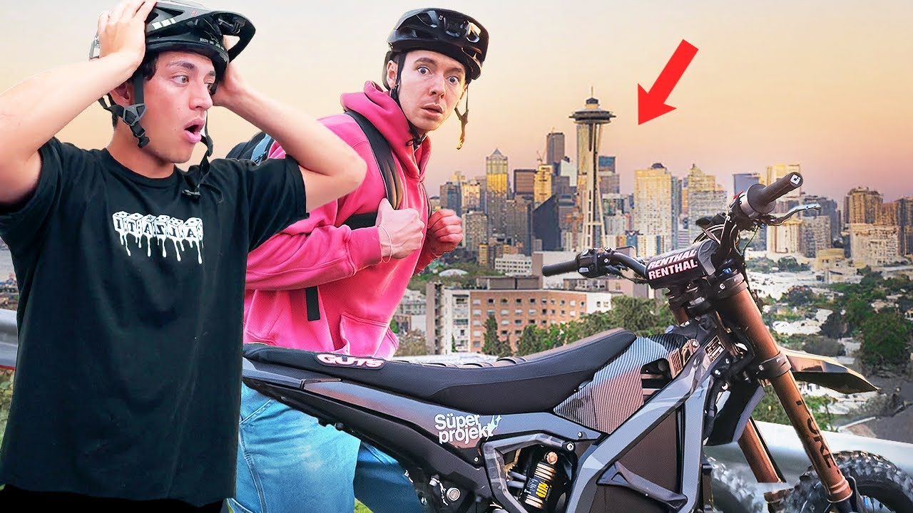 We took our 85mph E-Motos to the City…
