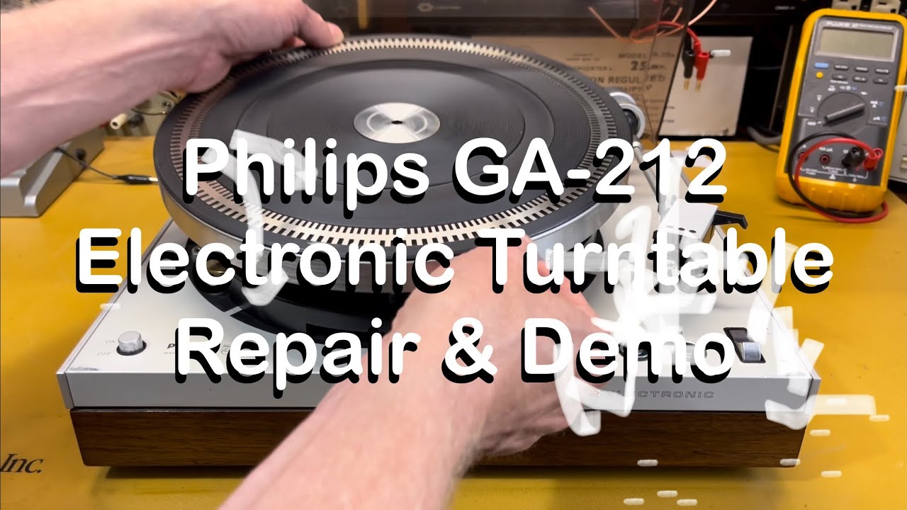 Philips GA-212 Electronic Belt Drive Turntable - The Poor Man’s Thorens?