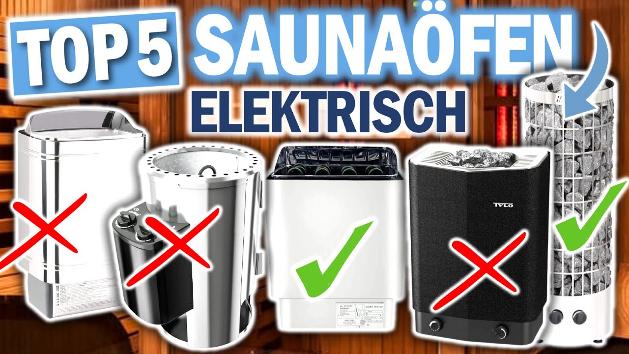 ELEKTRISCHE SAUNAÖFEN: Die 5 Besten Modelle 2026!