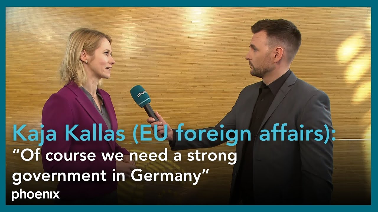 Interview with Kaja Kallas (EU High Rep. for Foreign Affairs) on Friedrich Merz (engl. version)