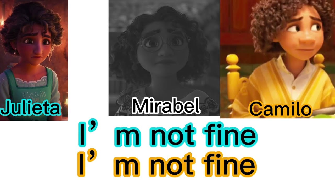 Waiting On A Miracle// Encanto trio// Julieta (Mirabel’s mom),Camilo and Mirabel\\