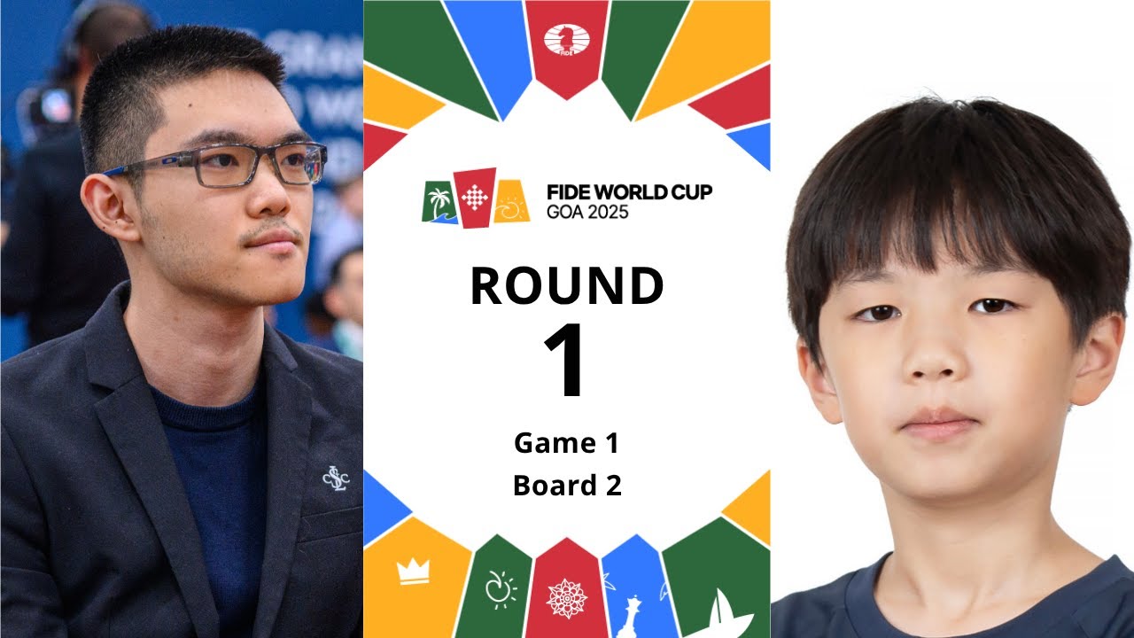 🇺🇸 Xiong Jeffery &ndash; Li Yiheng 🇭🇰 | FIDE World Cup 2025 | Game 1 | Board 2