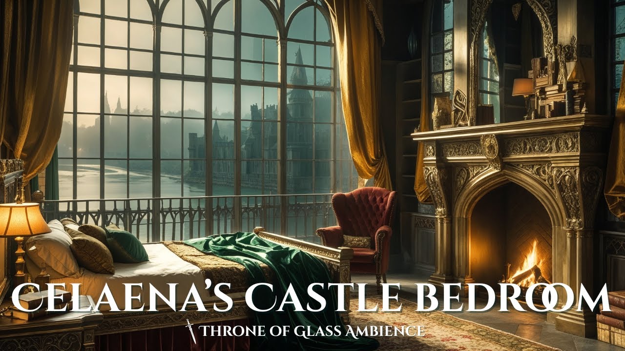 Celaena’s Bedroom in the Glass Castle | Cozy Fantasy Ambience | Throne of Glass Ambience