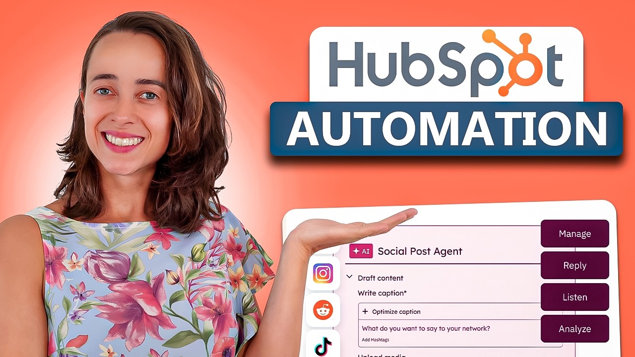 HubSpot Social Media Automation Tutorial | How to Schedule & Manage Posts in HubSpot