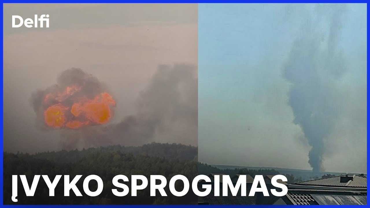 Tiesiogiai – iš įvykio vietos: Trakų Vokėje užsiliepsnojo aštuoni vagonai su dujomis