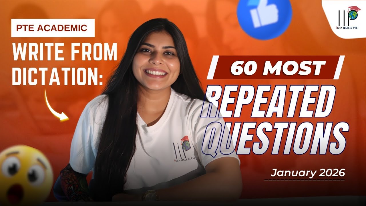 January 2026 Prediction: 60 Most Repeated Write From Dictation (WFD) | PTE Academic & PTE Core