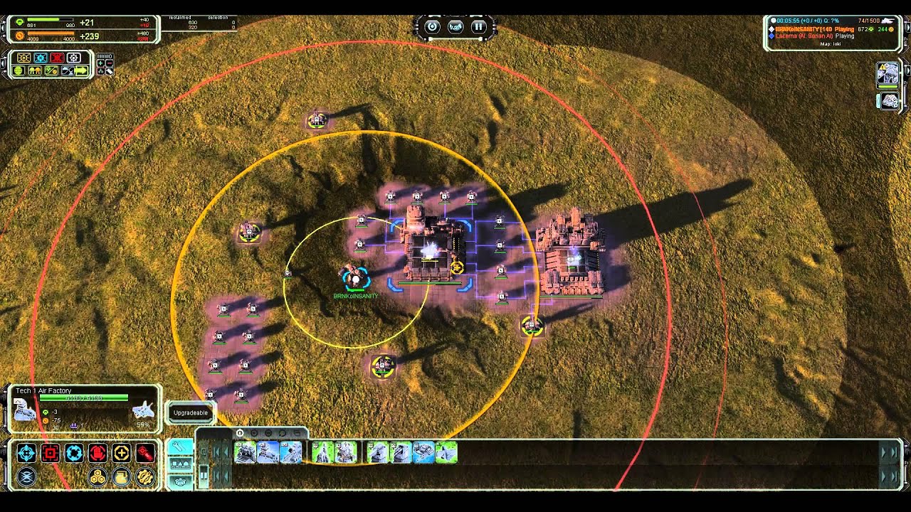 SupCom Tutorials! - When do I tech up? Supreme Commander Forged Alliance