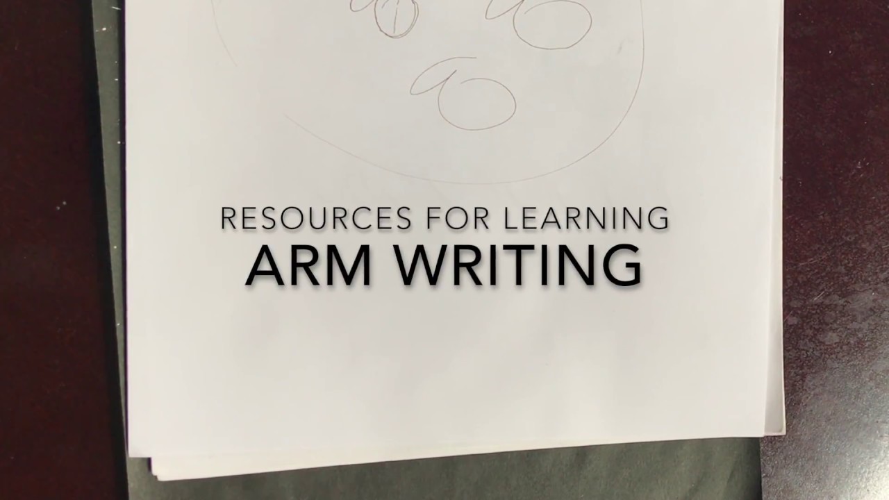 Handwriting - Should You Learn to Write With Your Arm?