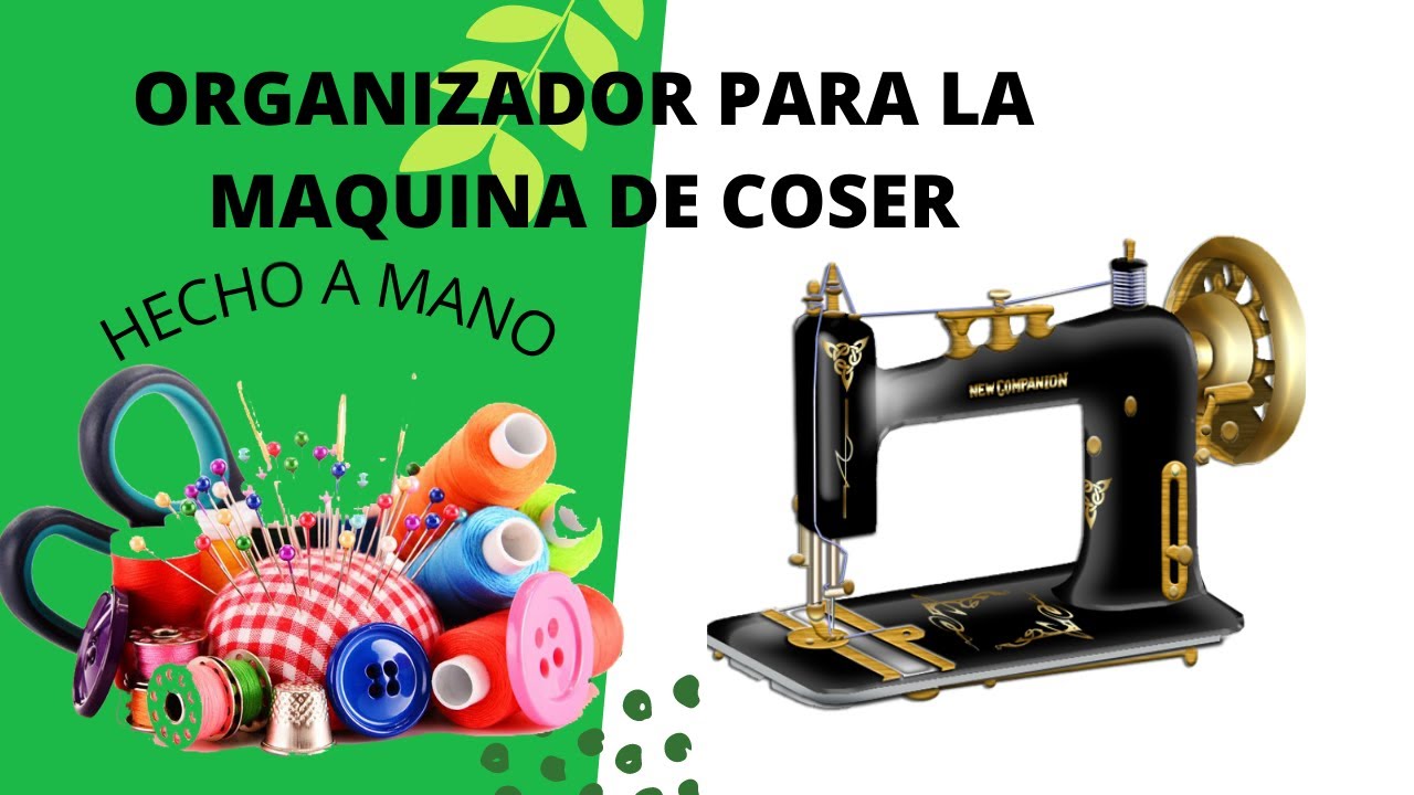 COMO HACER un ORGANIZADOR para la MÁQUINA DE COSER// ORGANIZADOR para la MÁQUINA DE COSER de TELA.