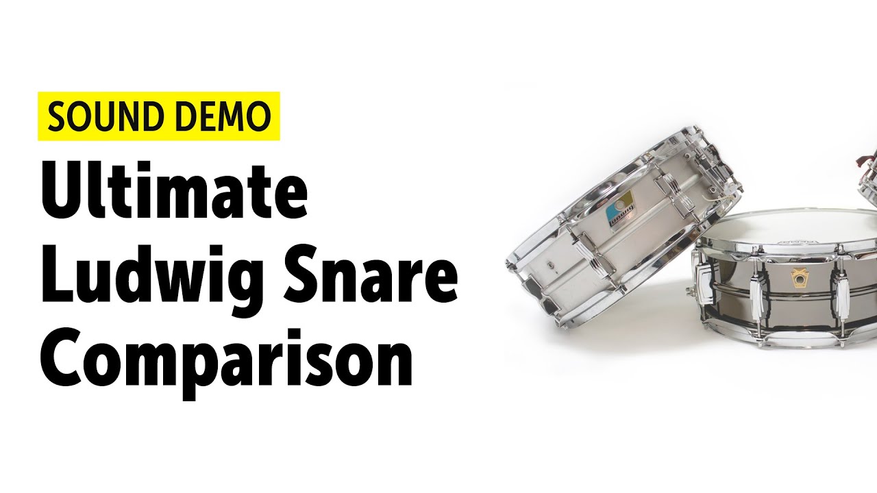 Comparing Ludwig Supraphonic (1968), Black Beauty (2018) & Acrolite (1978) Snares