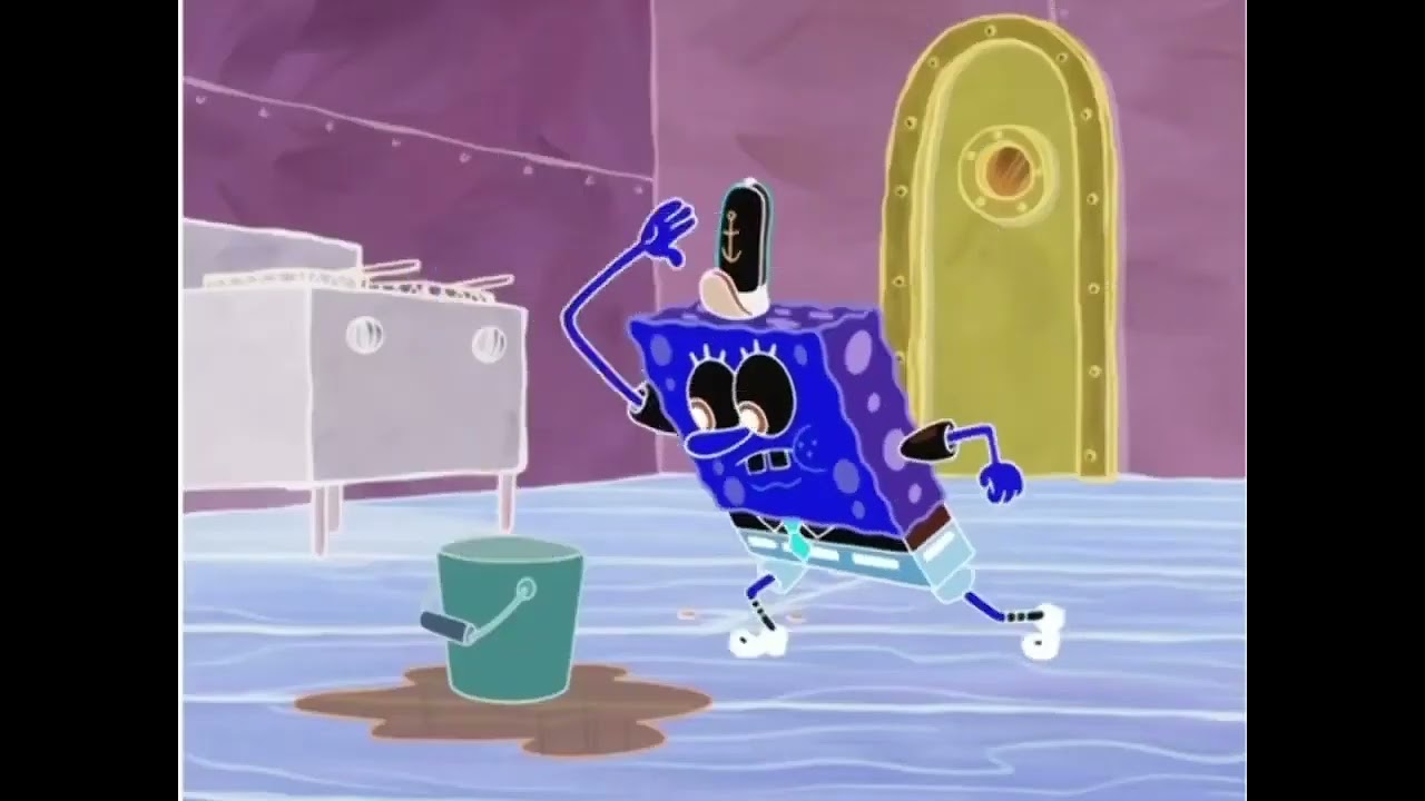 SpongeBob SquarePants Deep Fried Squidward vocoded to Gangsta's Paradise