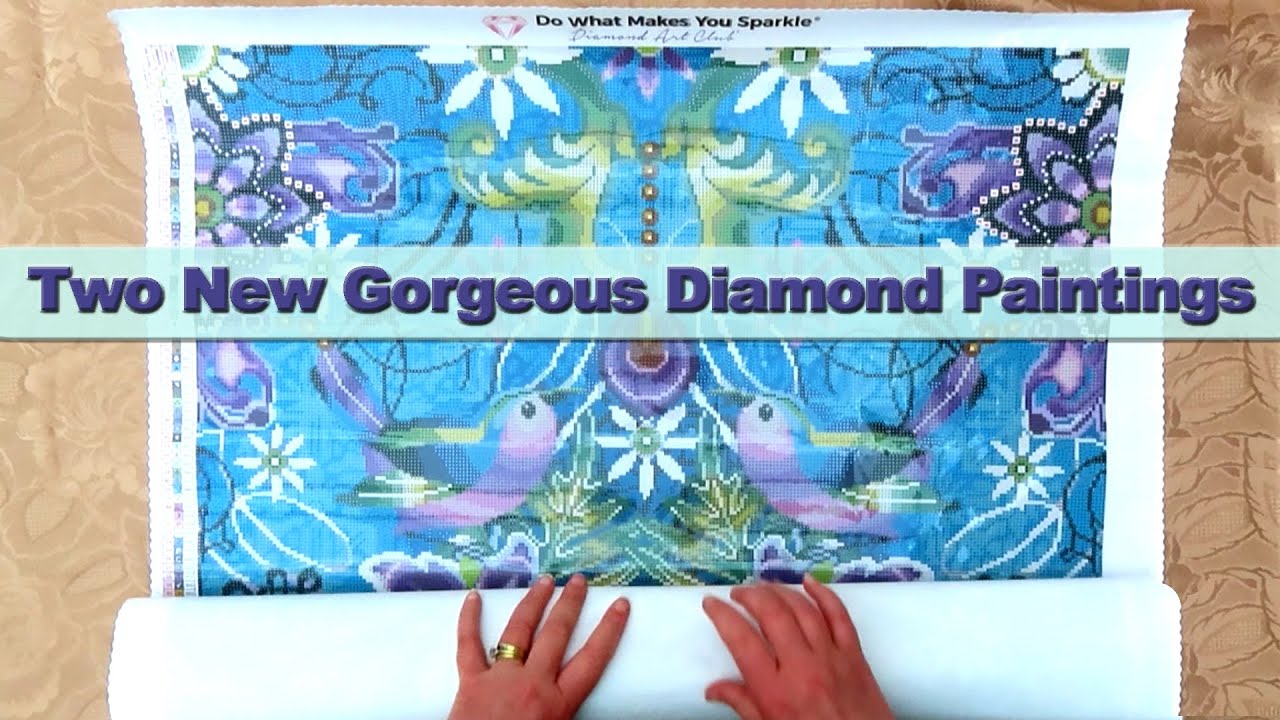 Diamond Art Club Unboxing - Two New Gorgeous DAC Paintings!