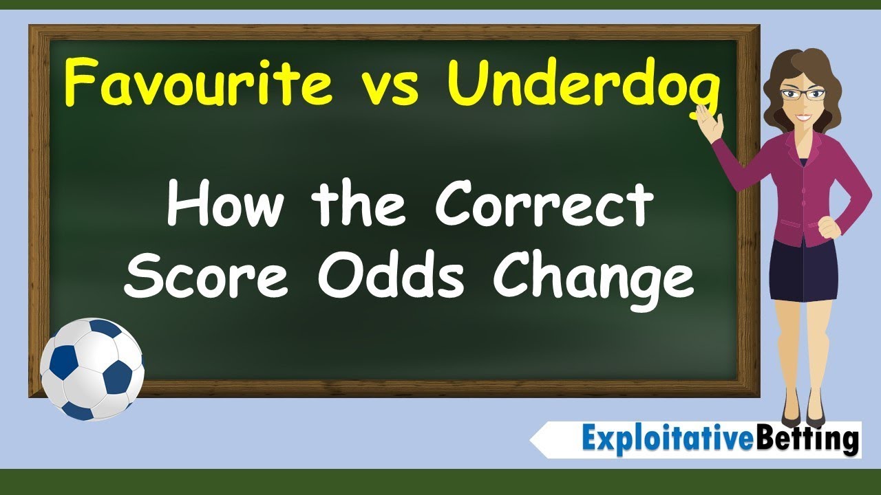 How the Correct Scores Odds Change: Favourite vs Underdog