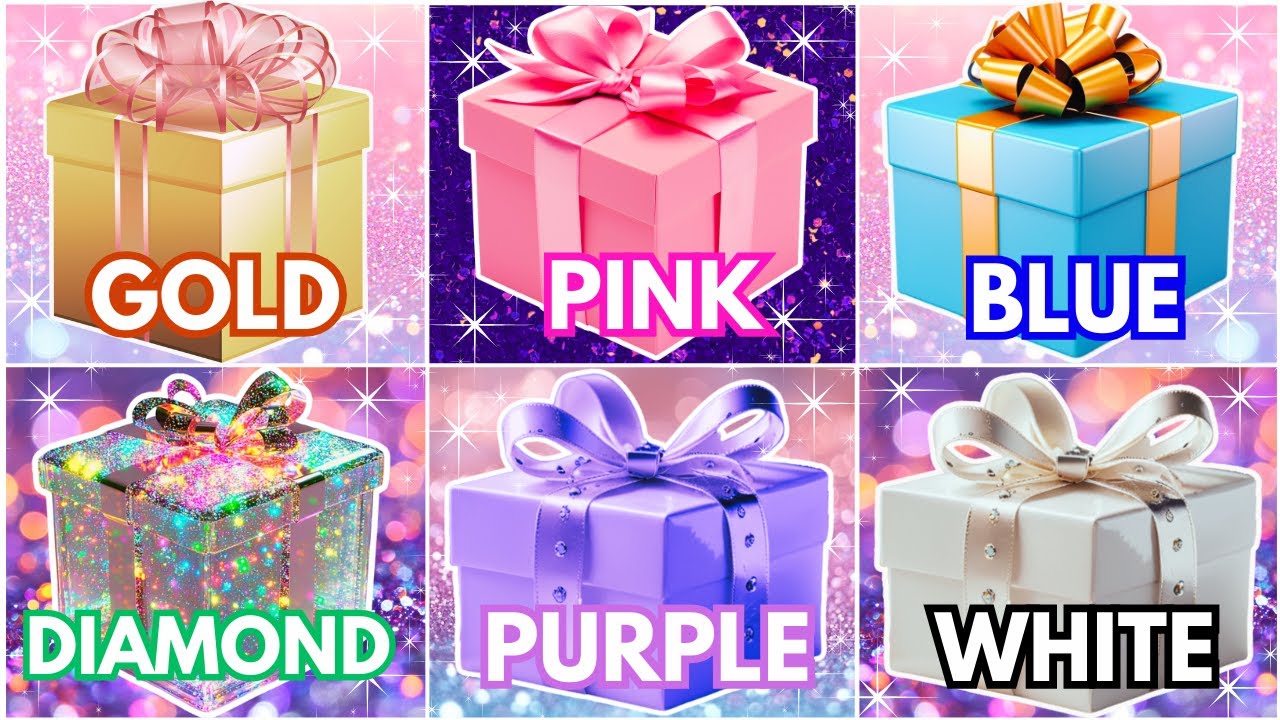 Choose YOUR Gift 🎁💖😱 6 Gift Box Challenge #chooseyourgift #quiz #quiztime #gift #wouldyourather