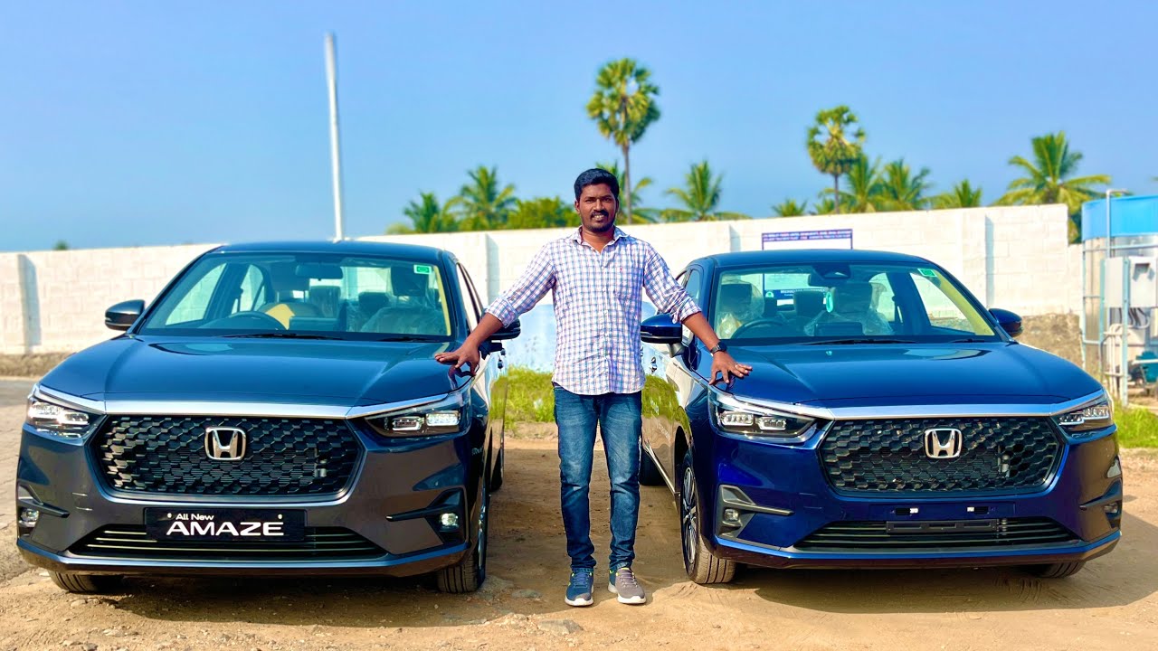 New Honda Amaze Comparison VX & ZX Variant|யார் எதை வாங்கலாம்!|Tamilmotors360
