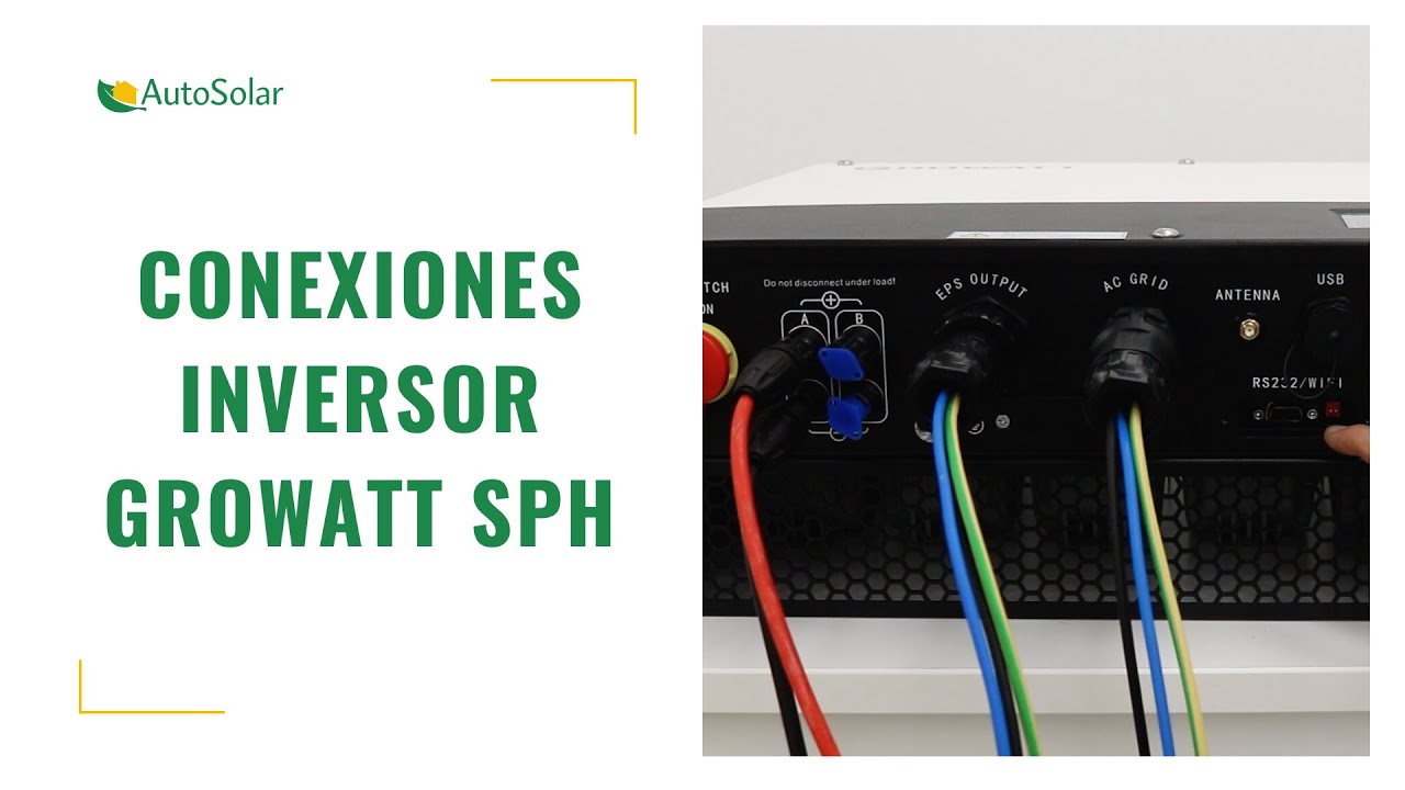 Conexión inversores Growatt SPH | AutoSolar