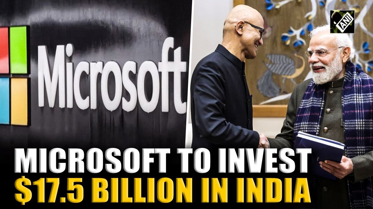 It's huge! Microsoft announces largest investment of $17.5 billion in India to boost AI capabilities