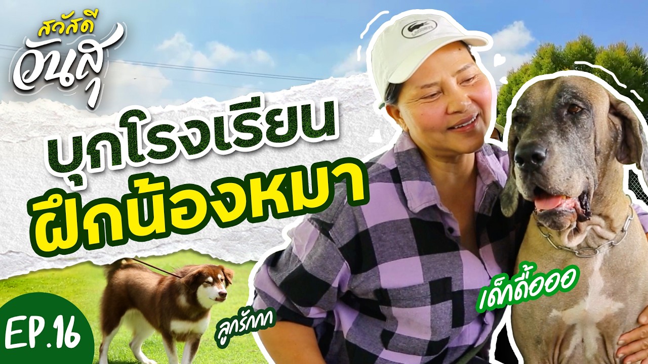 สวัสดีวันสุ | EP.15 บุกโรงเรียน ฝึกน้องหมา
