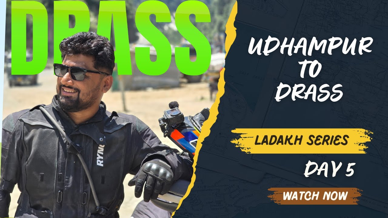 उधमपूर → सोनमर्ग → द्रास | अखेर लडाखमध्ये प्रवेश 🚵 | Mumbai to Ladakh Ride