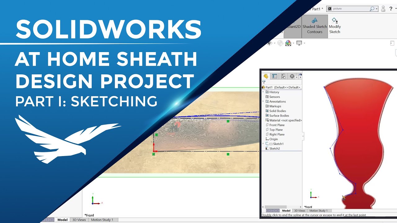 SOLIDWORKS At Home:  Sketch Pictures and Style Splines