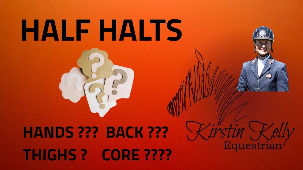How to ride a correct Half Halt on your horse with Kirstin Kelly Equestrian.