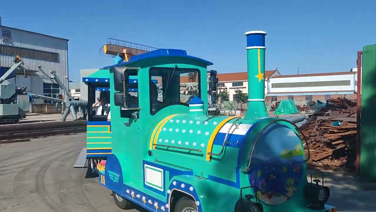 battery operated trackless mall trains