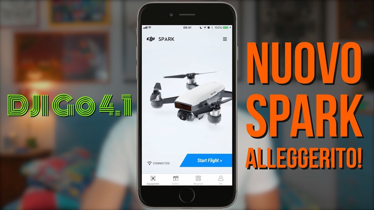 TUTORIAL DJI GO 4.1 per DJI Spark + KIT ALLEGGERIMENTO (ENAC 300g)