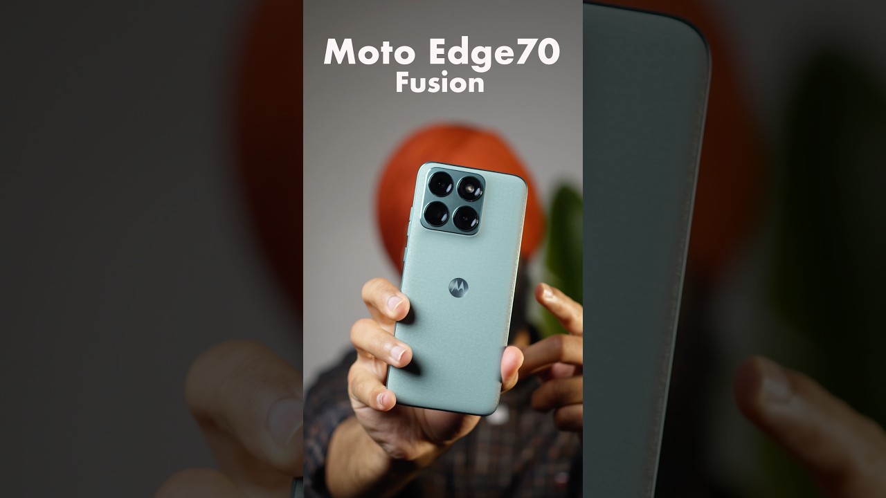 moto Edge 70 Fusion First Look & Design!