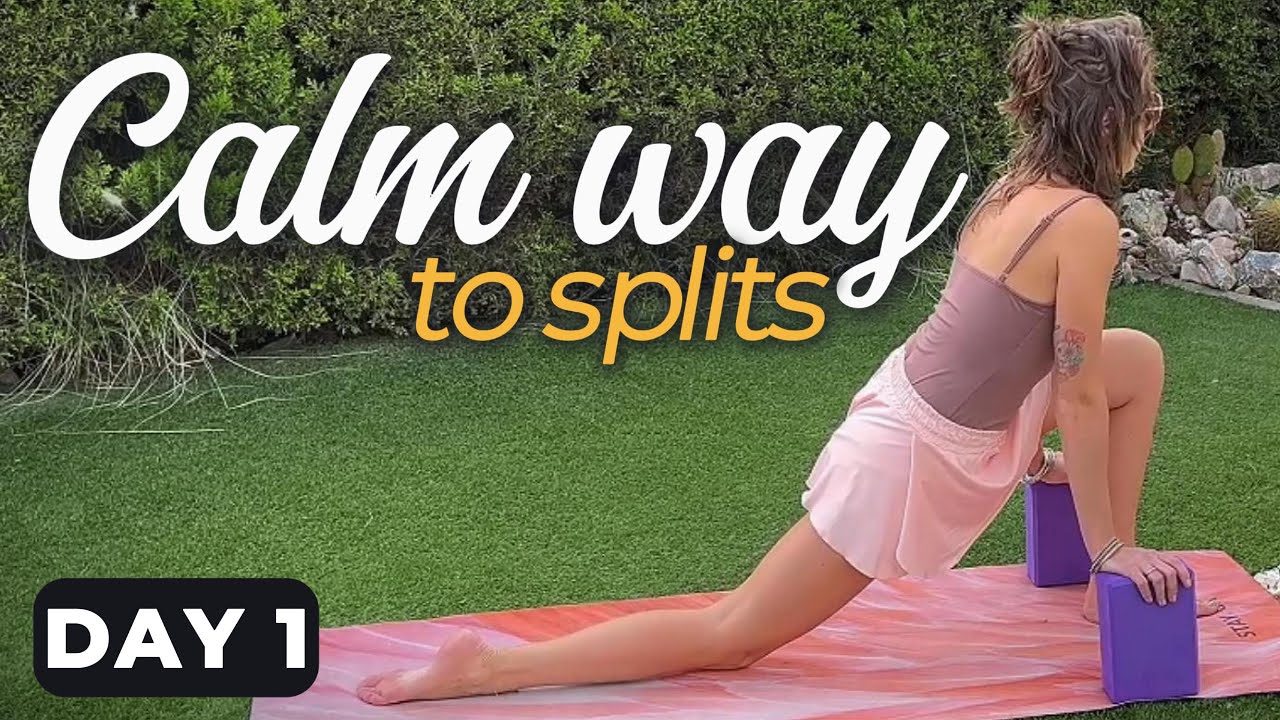 My First Split Attemp | Calm Beginner Journey to Flexibility