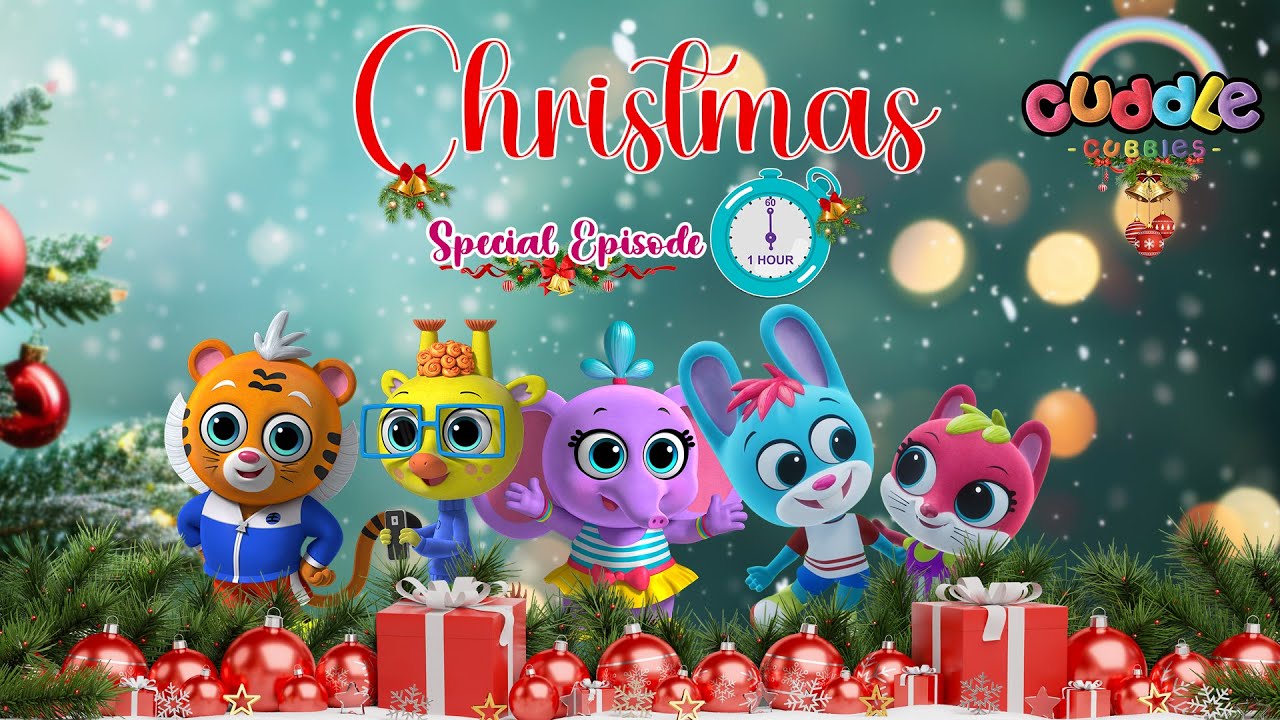 🎄 Cuddle Cubbies 1 HOUR SPECIAL EPISODE | MERRY CHRISTMAS | Christmas Special for Kids! 🧸