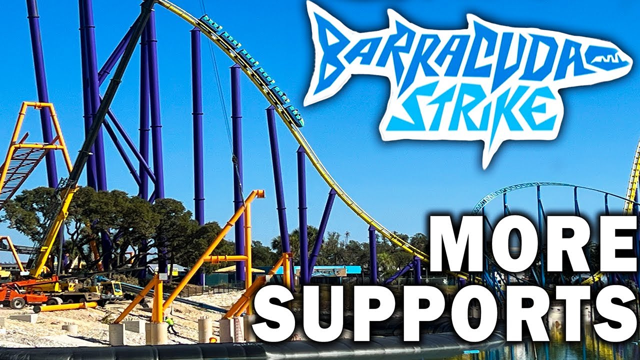 ACTIVE CONSTRUCTION SeaWorld San Antonio Barracuda Strike Update 11-06-2025