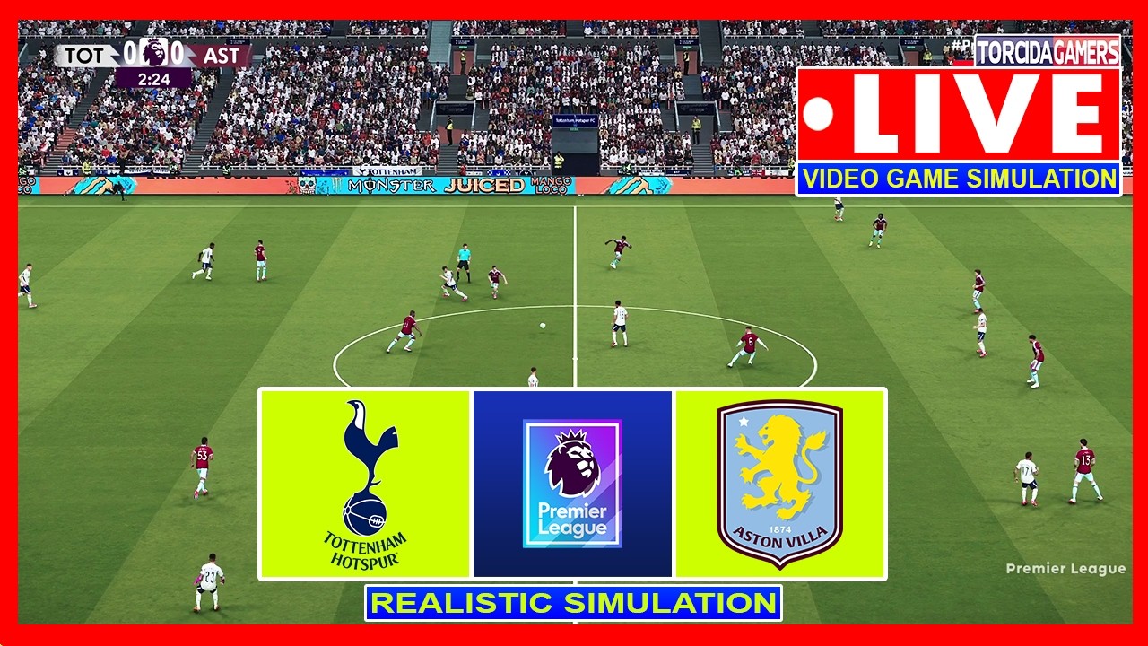 🔴LIVE: TOTTENHAM VS ASTON VILLA | PREMIER LEAGUE 2026/2027 | MATCH TODAY PES 2021