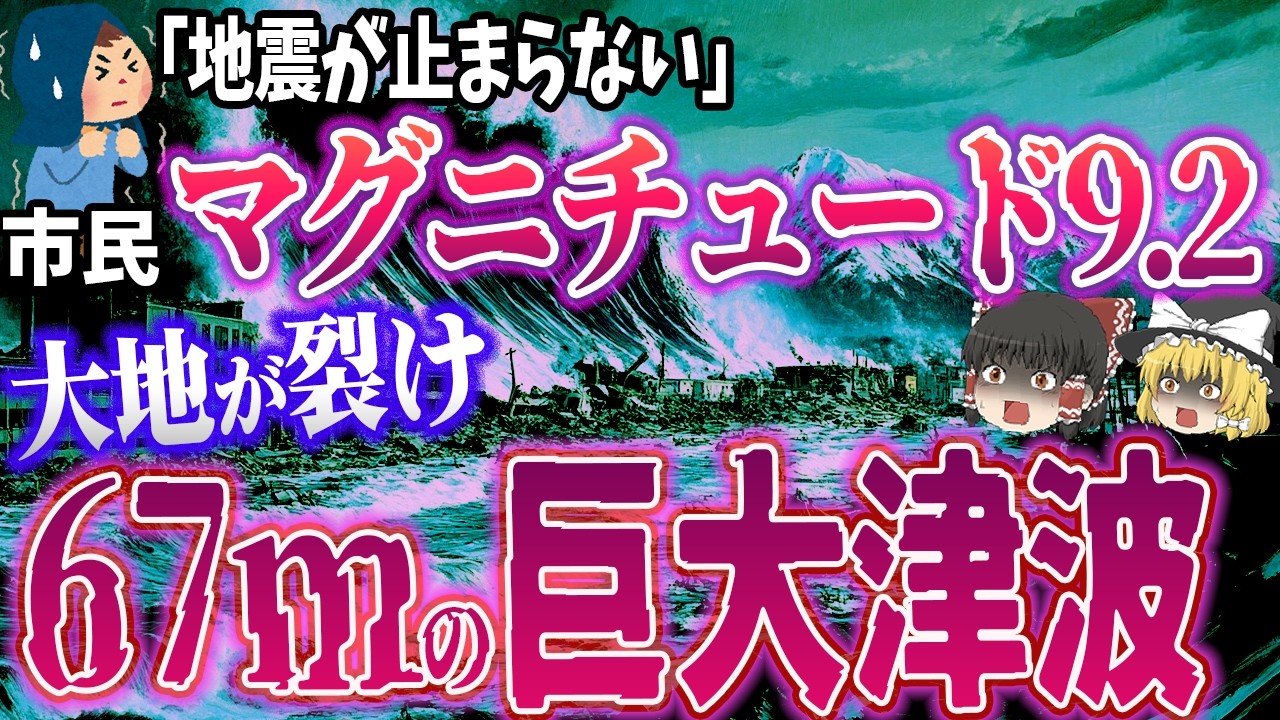 【ゆっくり解説】マグニチュード9.2が4分も続く！完全に壊滅した都市を津波と火災が飲み込む…「アラスカ超巨大地震」