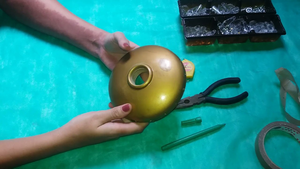 FAÇA VOCÊ MESMO UM LINDO LUSTRE GASTANDO POUCO