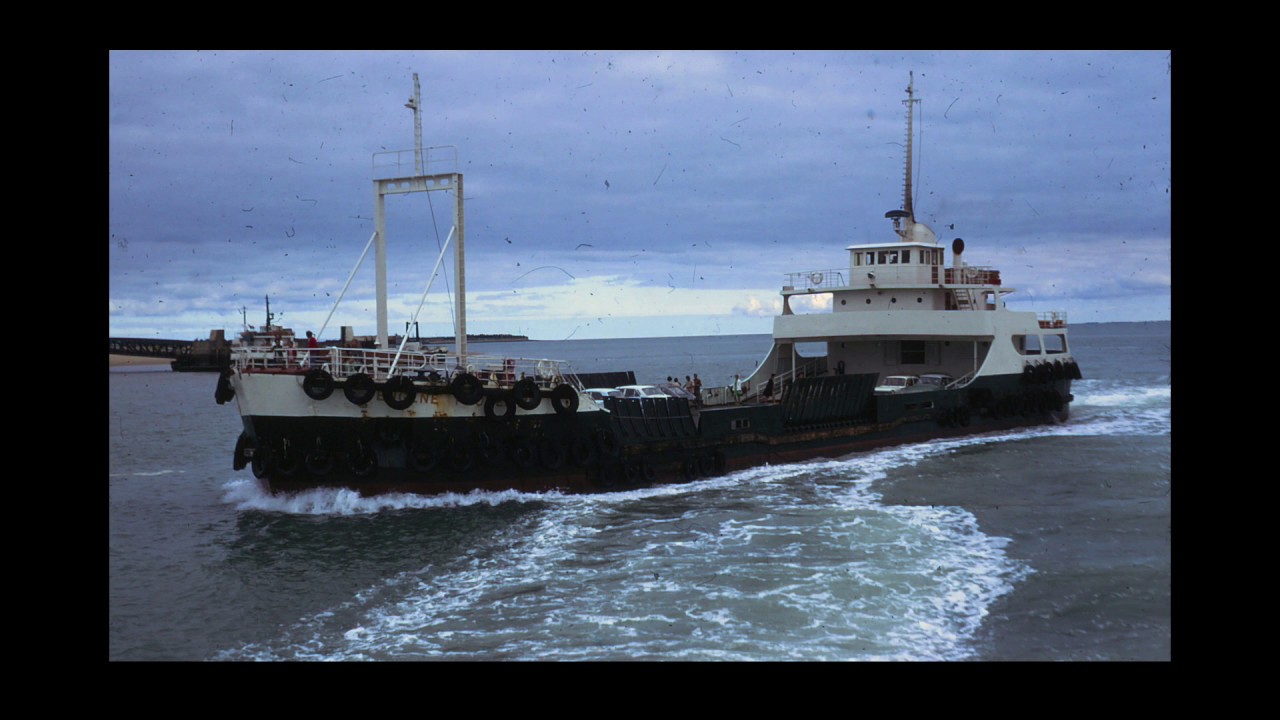 Ile de Ré 1956: Rivedoux Sablanceaux, le bac.