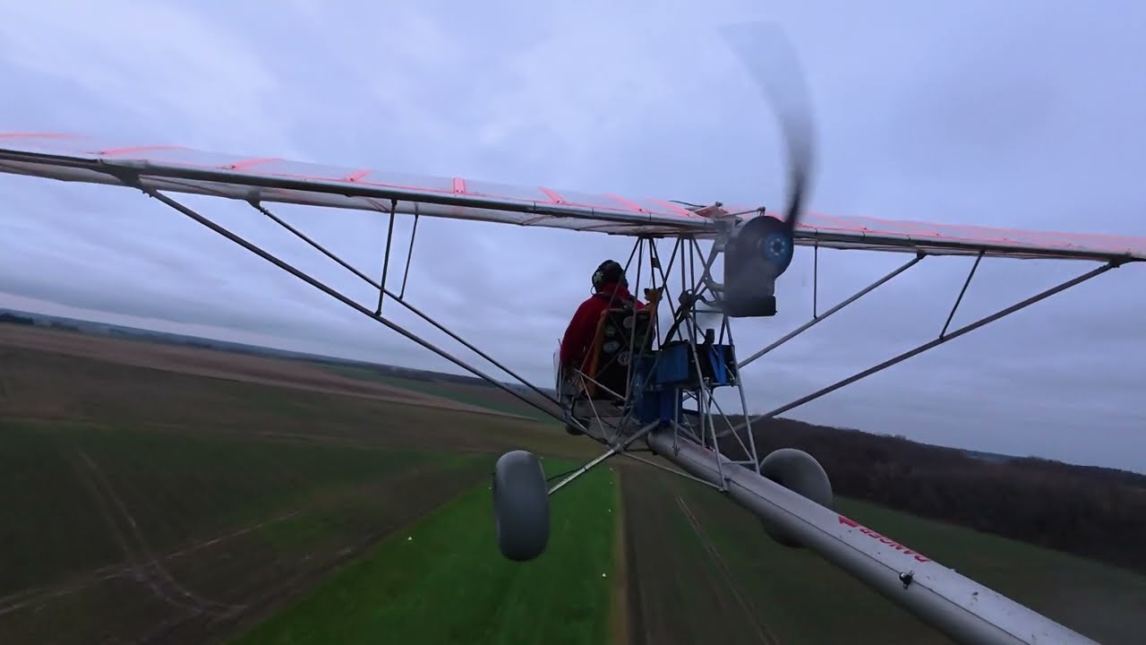 Minifox électrique montée 800 ft pleine puissance et encadrement moteur à zéro @FlyingOhm